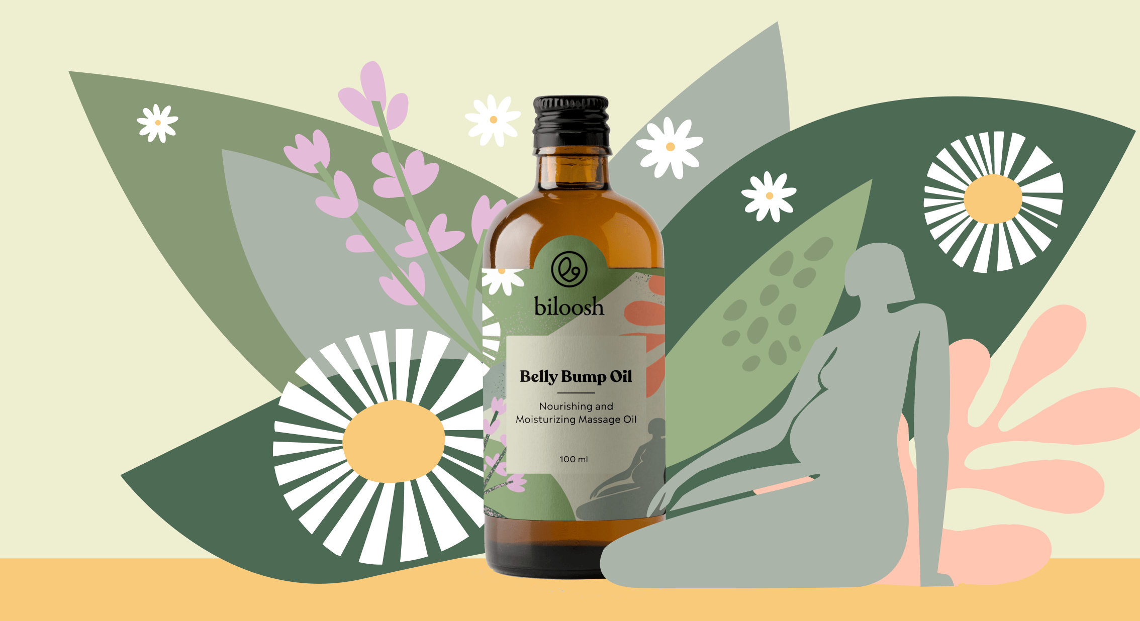 Biloosh Belly Bump Oil product scene
